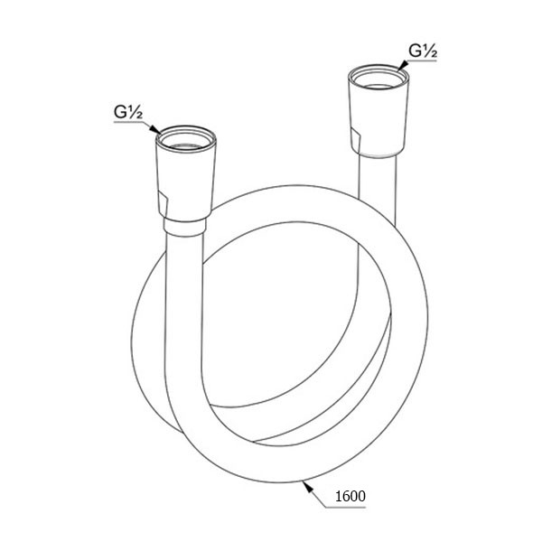 Приобрести kludi suparaflex душевой шланг, 1600 мм, черный матовый, арт. 6107239-00
