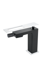 Boheme Смеситель для биде Q, черный матовый\хром 146-BCR