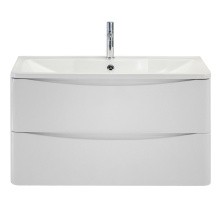 BelBagno Тумба с раковиной ACQUA 90 см, подвесная Bianco Lucido, белая раковина