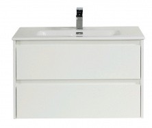 Тумба подвесная с раковиной BelBagno KRAFT-1000-2C-SO-BO 100 см, Bianco Opaco