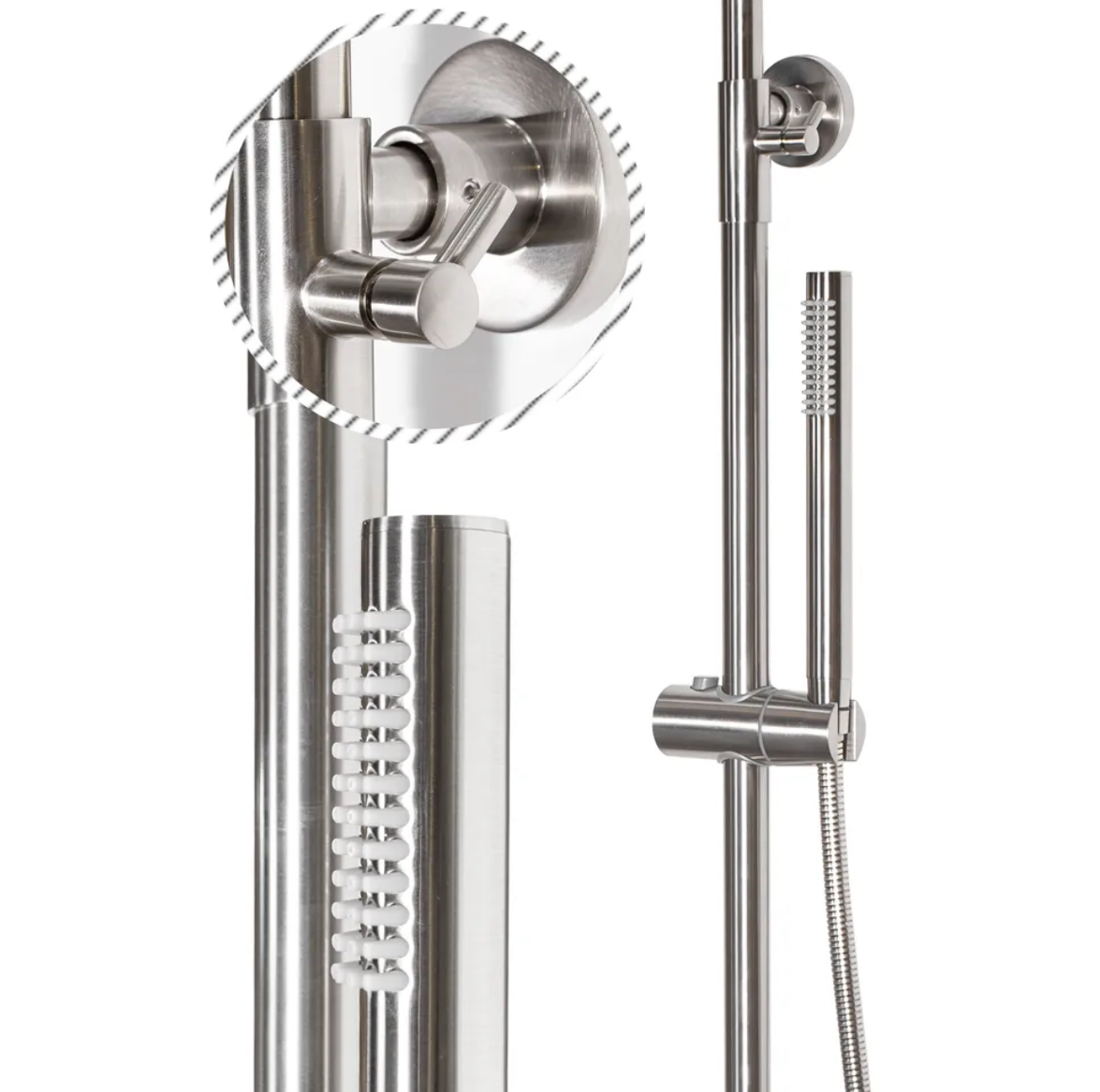 Приобрести grocenberg душевая система, никель gb7011nk