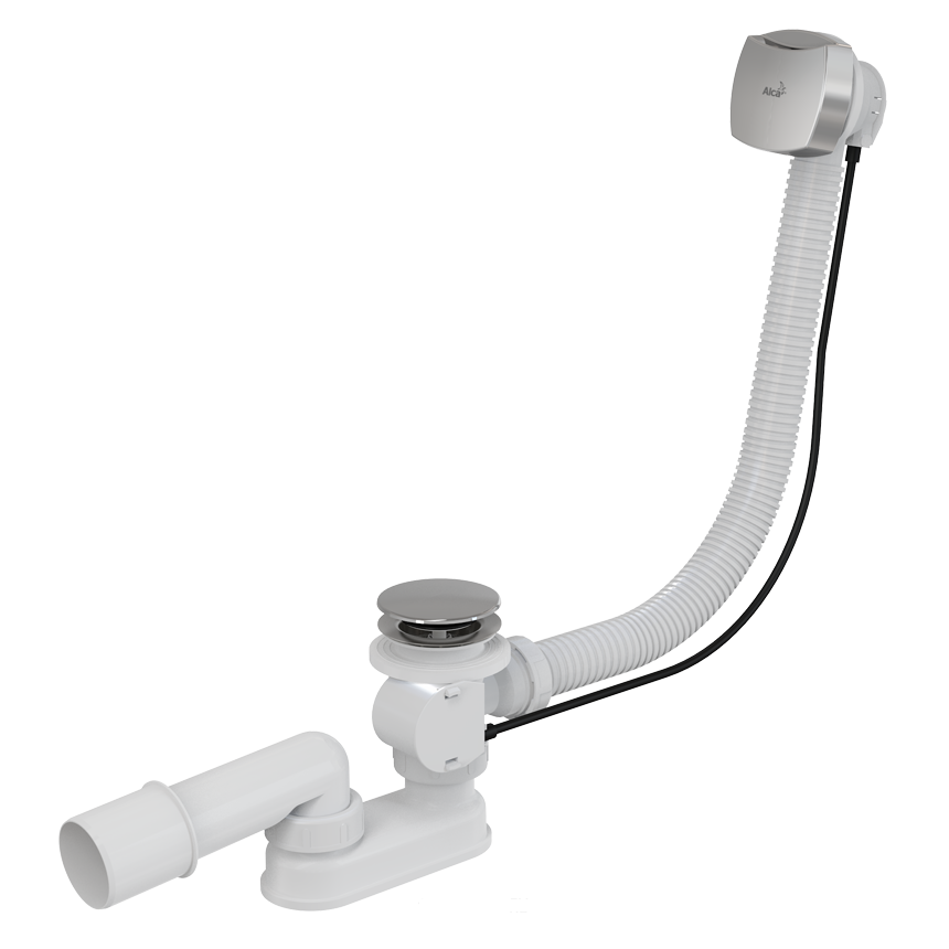 Приобрести сифон для ванны alcaplast a51crm, пластик 471102220 
