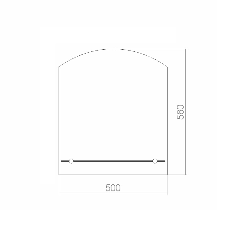 Приобрести loranto зеркало шанс 50х58 см, с полкой 500988715