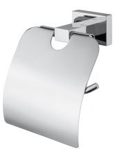 Держатель для туалетной бумаги с крышкой WONZON & WOGHAND FLAT, Хром (WW-9726)