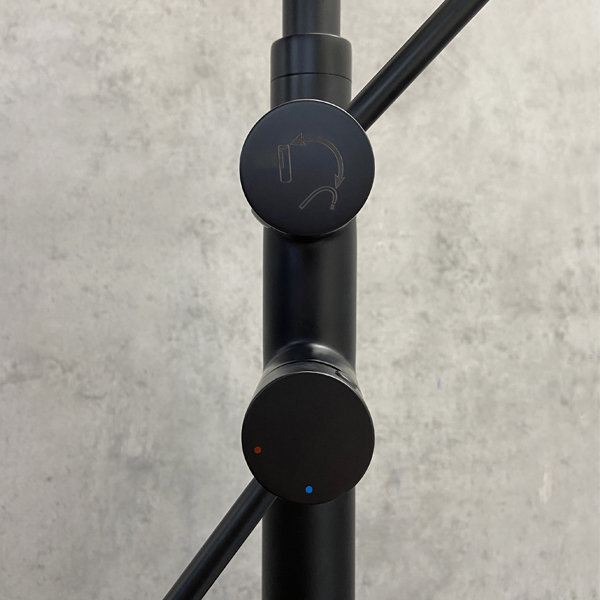 Приобрести comforty смеситель напольный, fe018m-cmt, черный матовый