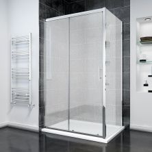Veconi Душевое ограждение Rovigo 100х150 см, хром, структурированное RV055-150100-02-C8
