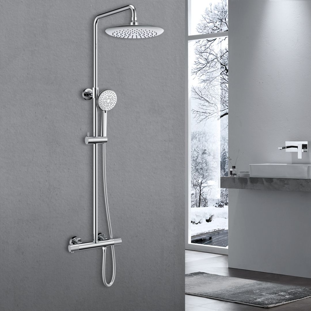 Приобрести vincea душевая стойка desire, термостат, хром vsfs-1d0tch