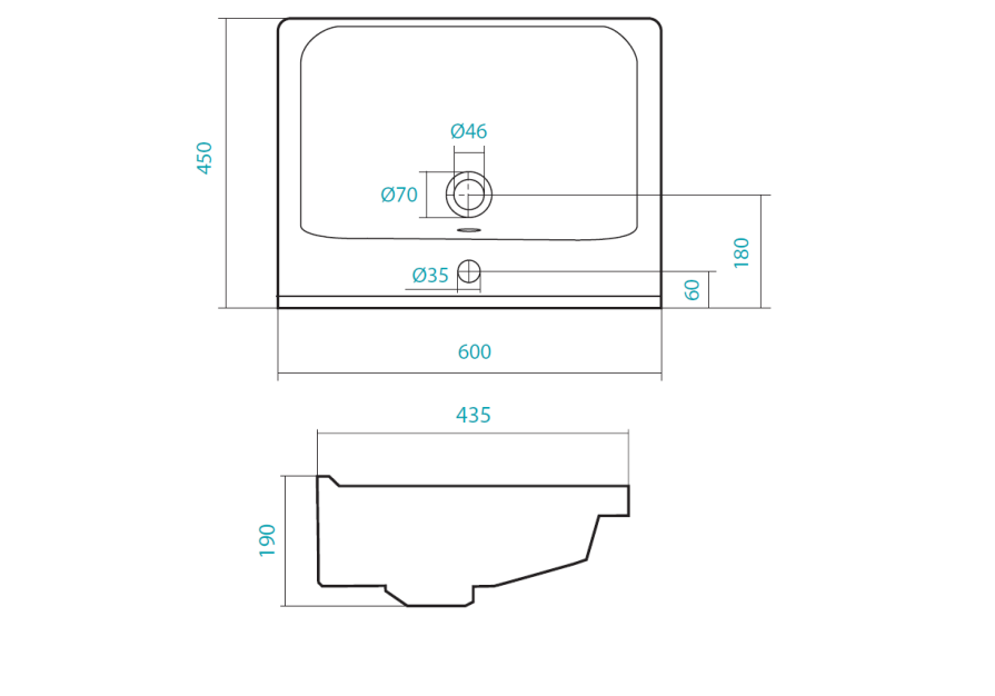 Приобрести тумба подвесная с раковиной акватон капри 60 см 1a230101kpdb0;1wh302421, белый/таксония темная