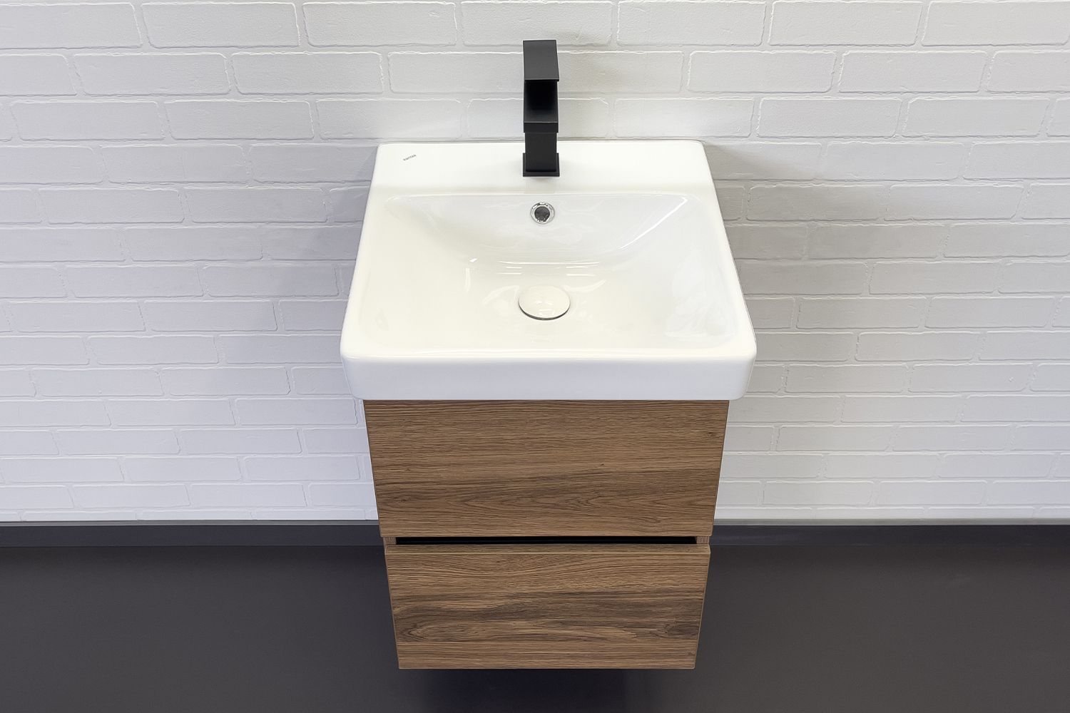 Приобрести сomforty тумба с раковиной дартфорд-45 дуб тёмно-коричневый