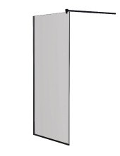 Mirsant Душевая перегородка Walk in 110 см, черный УТ000084194