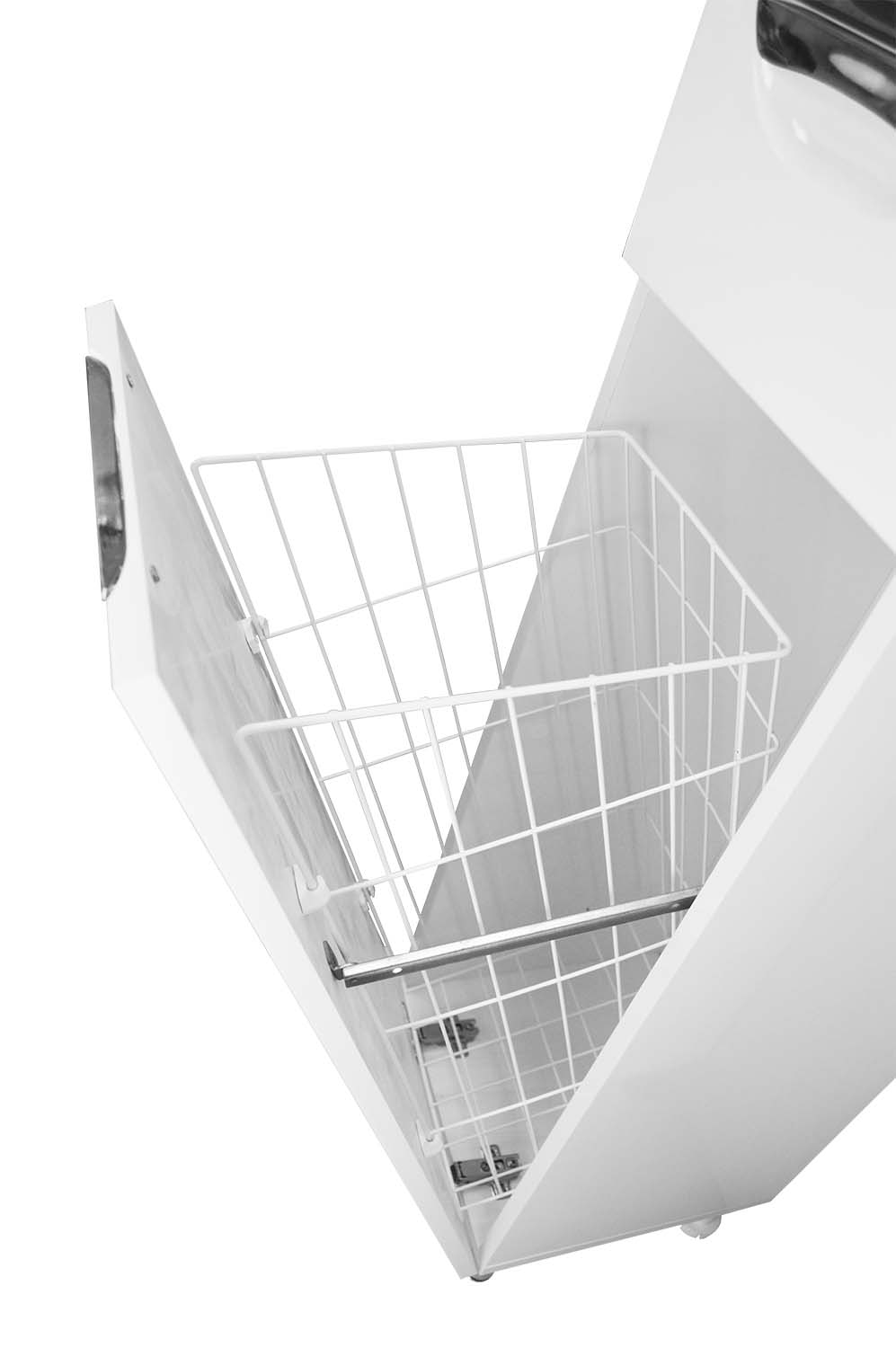 Приобрести loranto пенал стиль 35х197 см с корзиной для белья, правосторонний, белый (cs00024795)