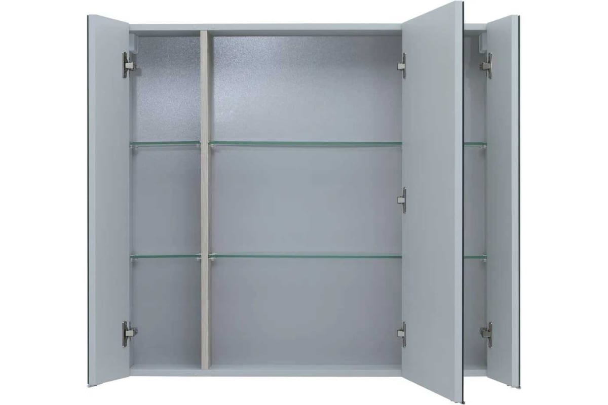 Приобрести aquanet зеркальный шкаф алвита new 90 см, серый