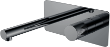 Boheme Смеситель для раковины Stick, настенный, черный хром 125-SGM.2