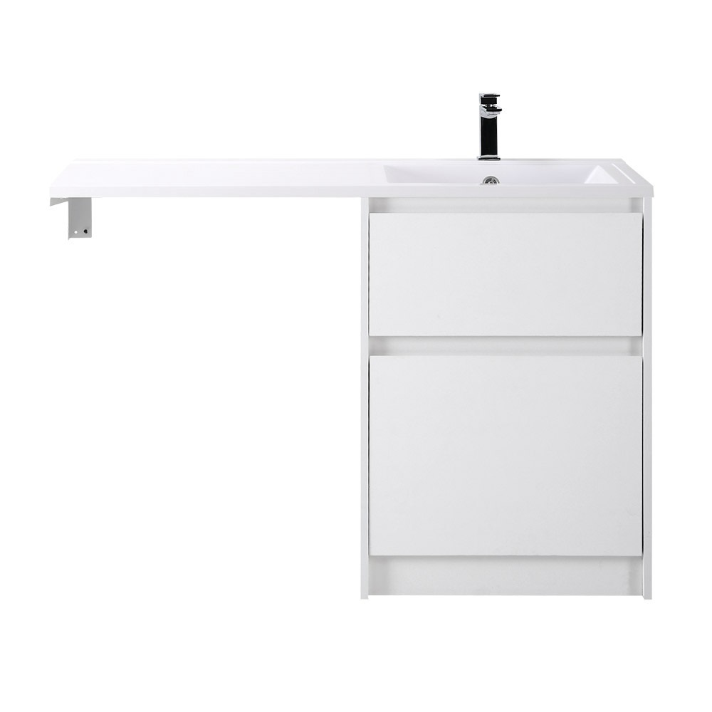 Приобрести belbagno тумба с раковиной kraft 120 см, напольная kraft-lvd-58/120-r bianco opaco, белая раковина