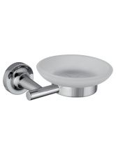 Мыльница с держателем WONZON & WOGHAND SIMPLE, Хром (WW-6522)