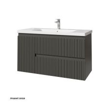 Caprigo Тумба с раковиной FORTE-Smalty TYPE 100 см, левая, графит