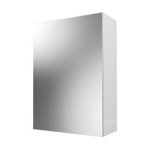 Mirsant Зеркало шкаф Фарида 18 60 см, белое, УТ000004915