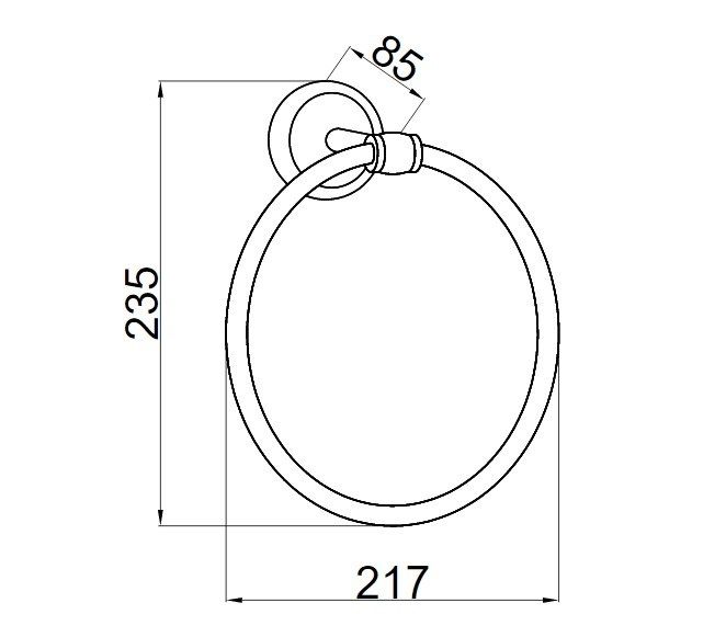 Приобрести boheme полотенцедержатель palazzo, золото 10155
