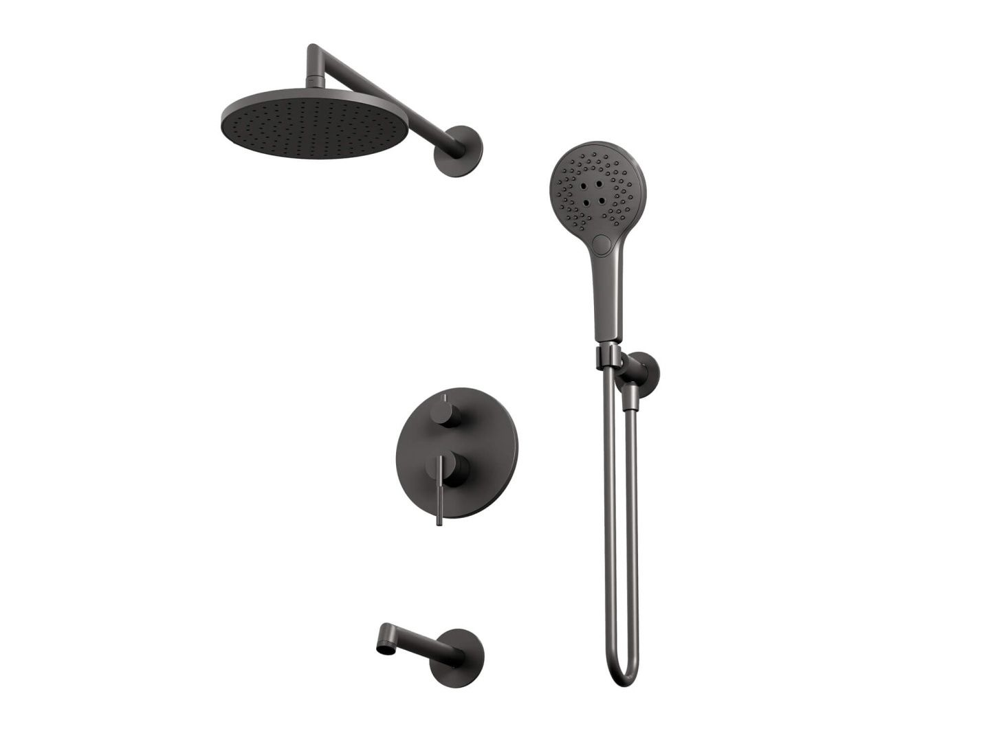 Приобрести hayzburg встраиваемая душевая система, графит hb-4001gg