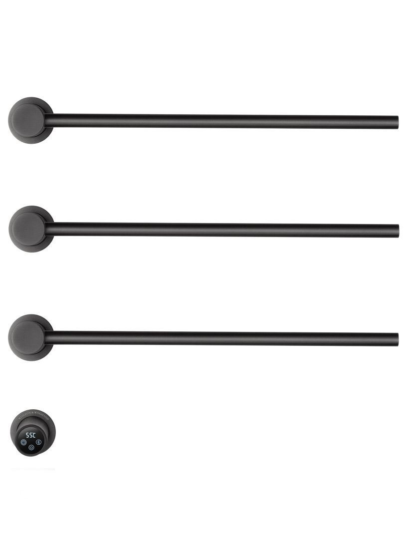 Приобрести полотенцесушитель электрический встраиваемый wonzon & woghand hamburg, темный графит (ww-al313-gm)