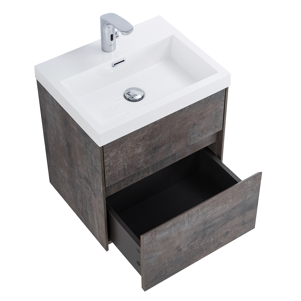 Приобрести belbagno тумба с раковиной pietra mini 50 см, подвесная 50as stone, белая раковина