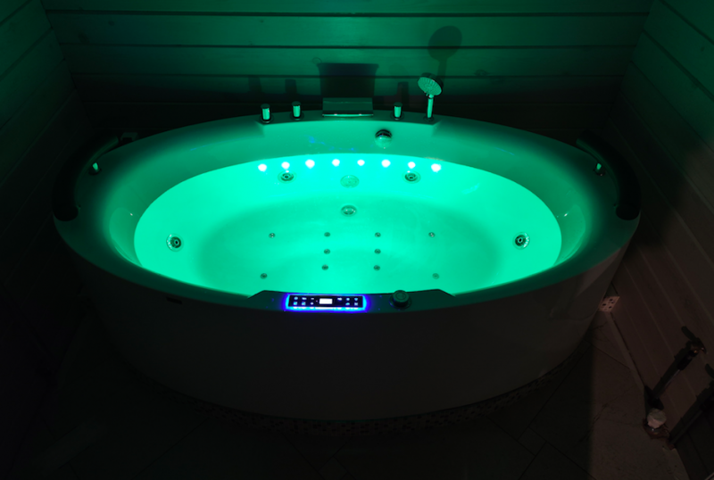 Приобрести frank гидромассажная ванна f163, 200х110 см, овальная, белая