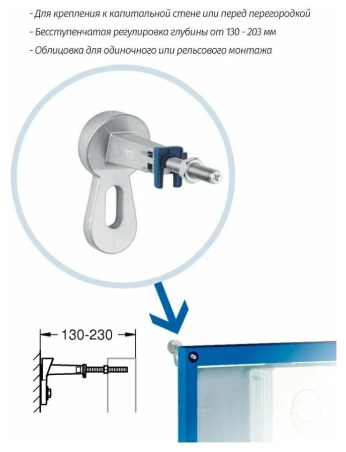 Приобрести инсталляция для подвесного унитаза grohe rapid sl, черная матовая кнопка 38811kf0