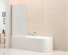 CEZARES Шторка для ванны ECO 80х140см ECO-O-V-1-80/140-P-Cr-L