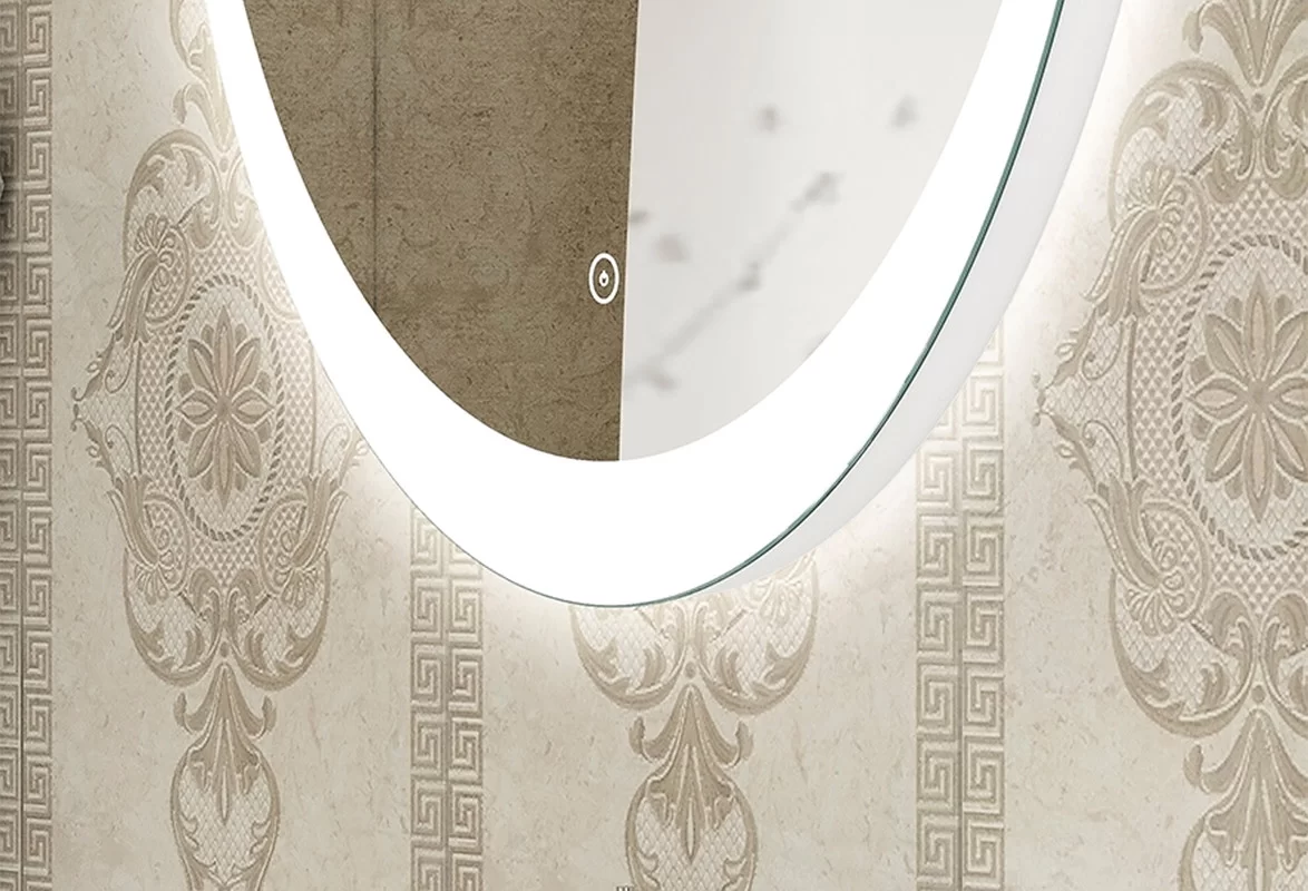 Приобрести continent зеркало с подсветкой lily 57х77 см, белое