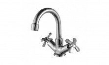 LEMARK Смеситель для раковины Partner, двухвентильный, хром LM6547C