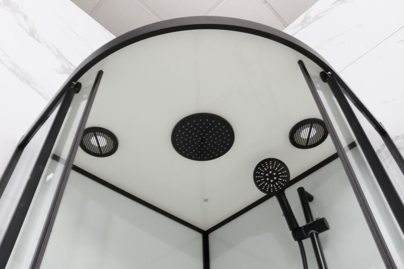 Приобрести frank душевая кабина f420 black, угловая