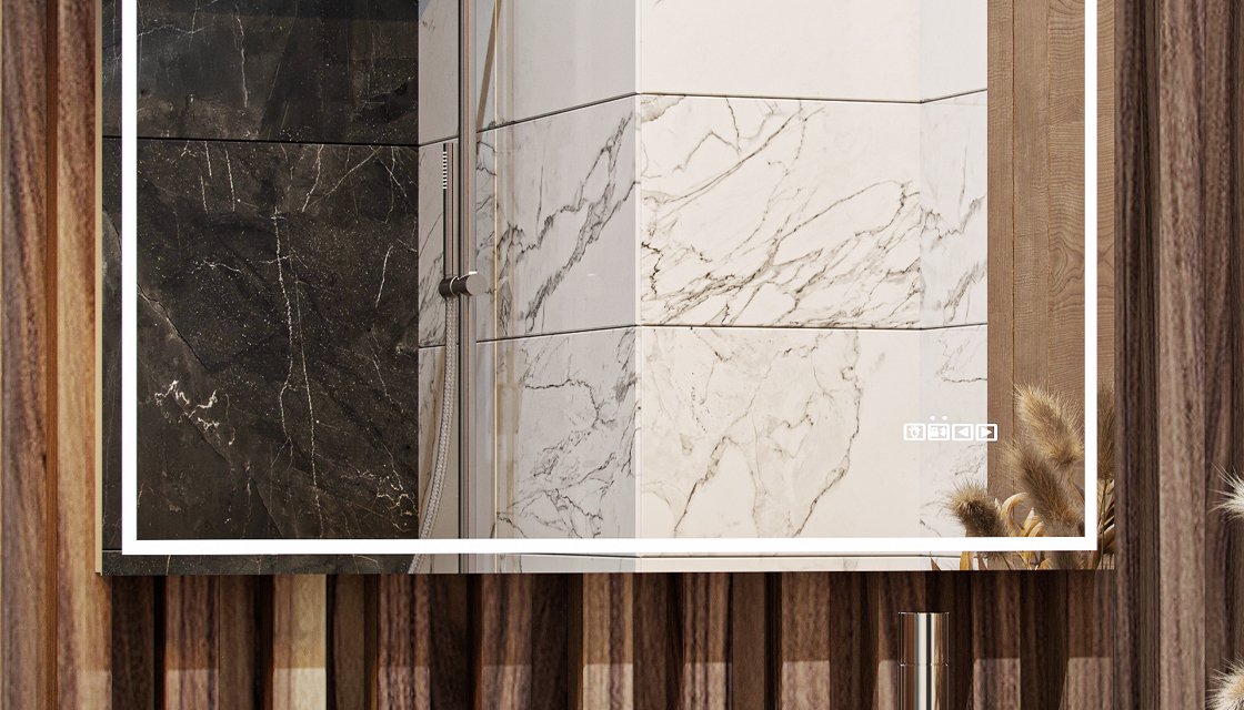 Приобрести зеркало velvex klaufs media 80 см c антизапотеванием, bluetooth, подсветка, сенсорное управление, zkkla.me.80.al