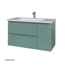 Caprigo Тумба с раковиной FORTE 100 см, правая, волна