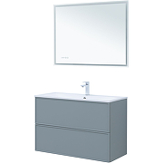 Приобрести aquanet тумба с раковиной арт 100 см, мисти грин