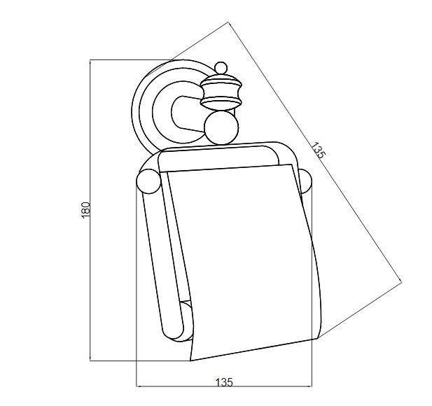 Приобрести boheme держатель туалетной бумаги palazzo, золото 10101