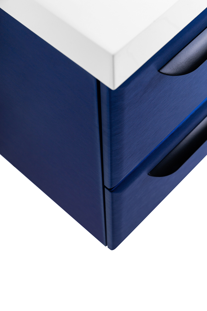 Приобрести cezares тумба подвесная с раковиной eco 120 см sapfiro, синяя eco-1200-4c-so-2-spf-p