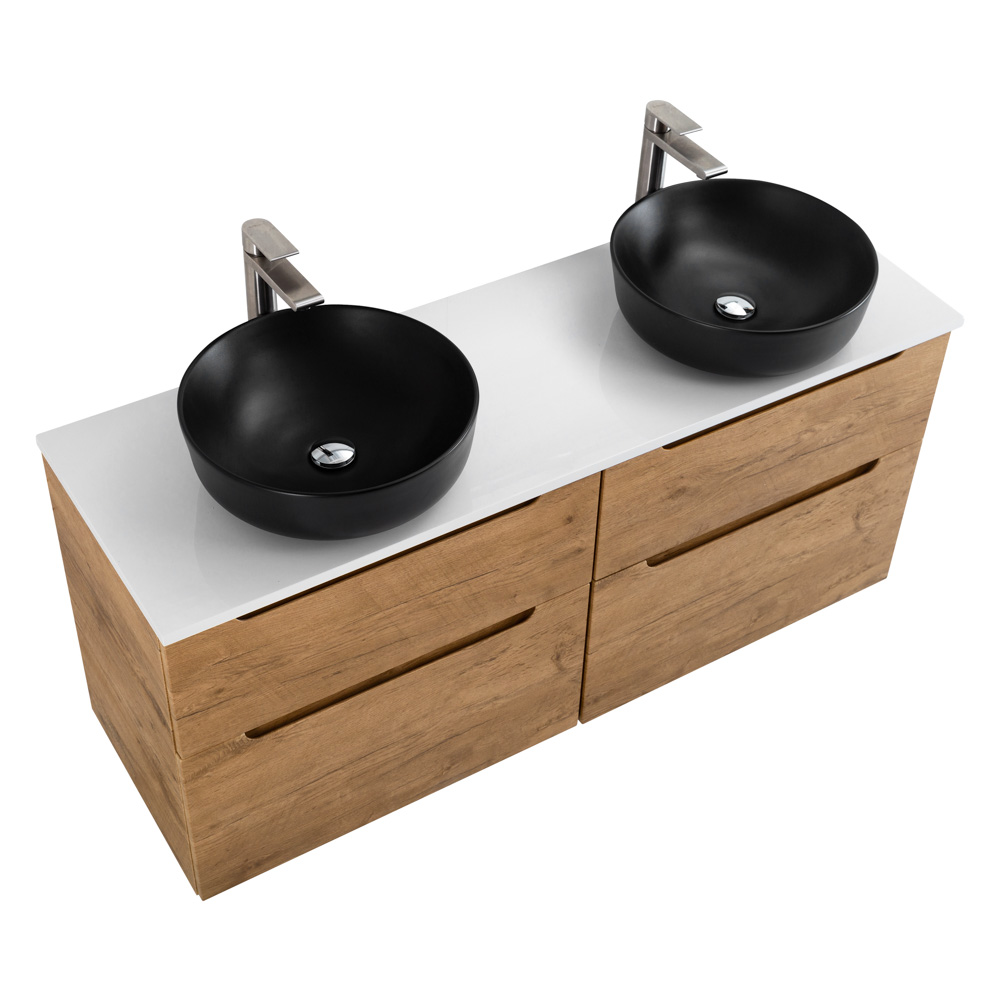 Приобрести belbagno тумба со столешницей etna-h60 140 см, подвесная rovere nature