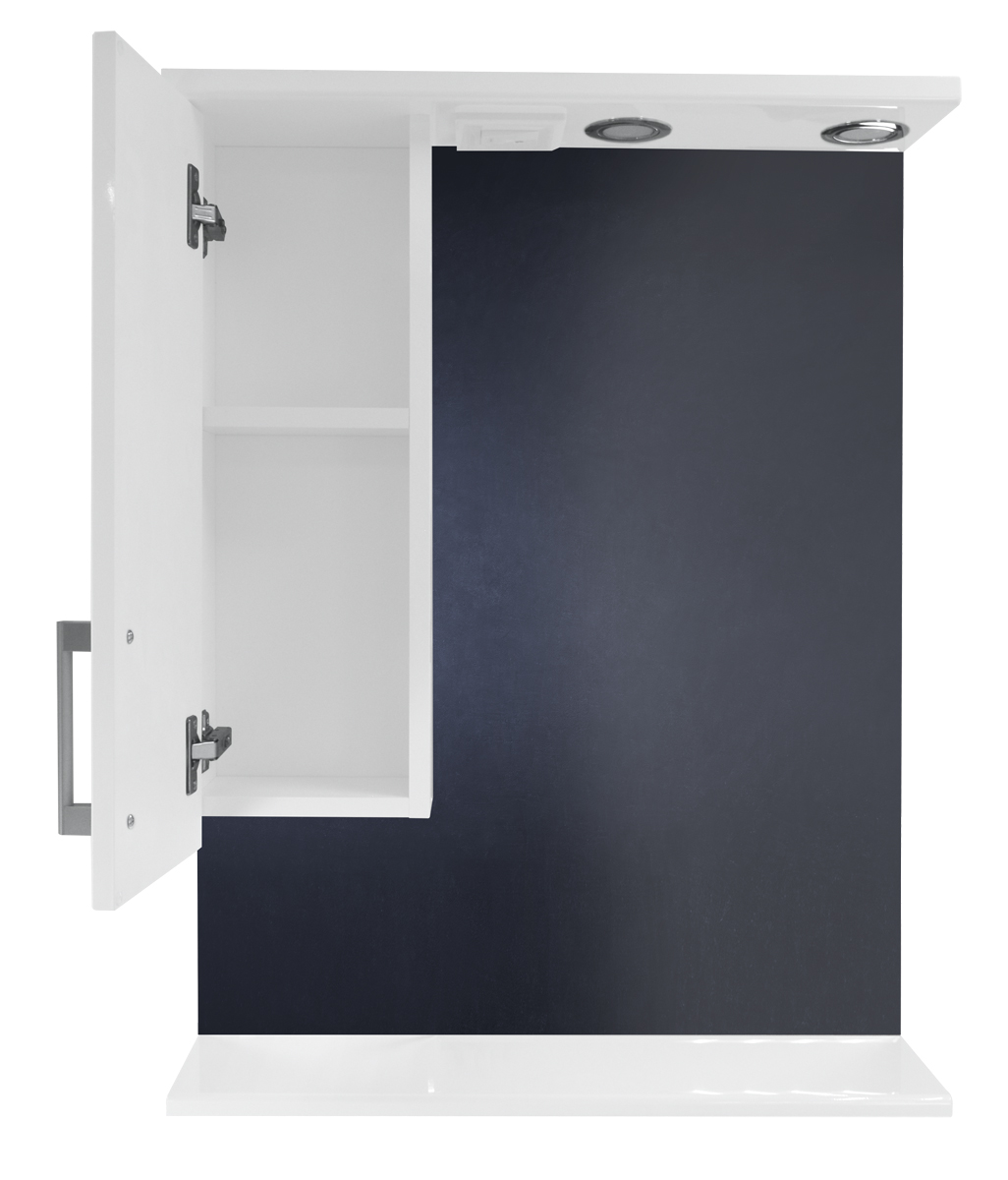 Приобрести loranto зеркало-шкаф модерн 60х82 см, левостороннее, cs00046069