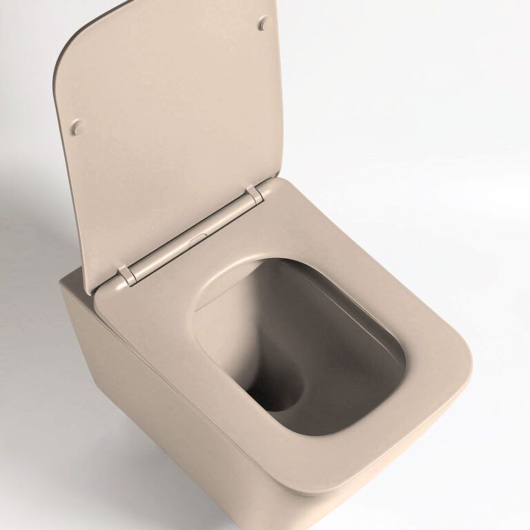 Приобрести vincea унитаз подвесной piatti q-line, ультратонкое сиденье, микролифт, капучино матовый vt1-12mc