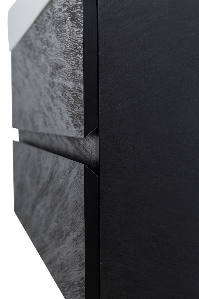 Приобрести cezares тумба подвесная с раковиной molveno 46 100 см nero, черная molveno 46-100-2c-so-nc