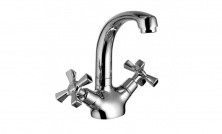 LEMARK Смеситель для раковины Benefit, двухвентильный, хром LM2507C