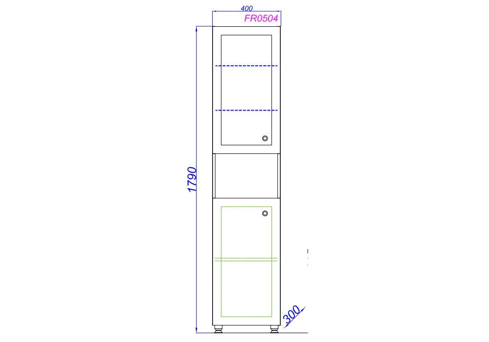 Приобрести пенал напольный aqwella франческа 40 см fr0504, универсальный