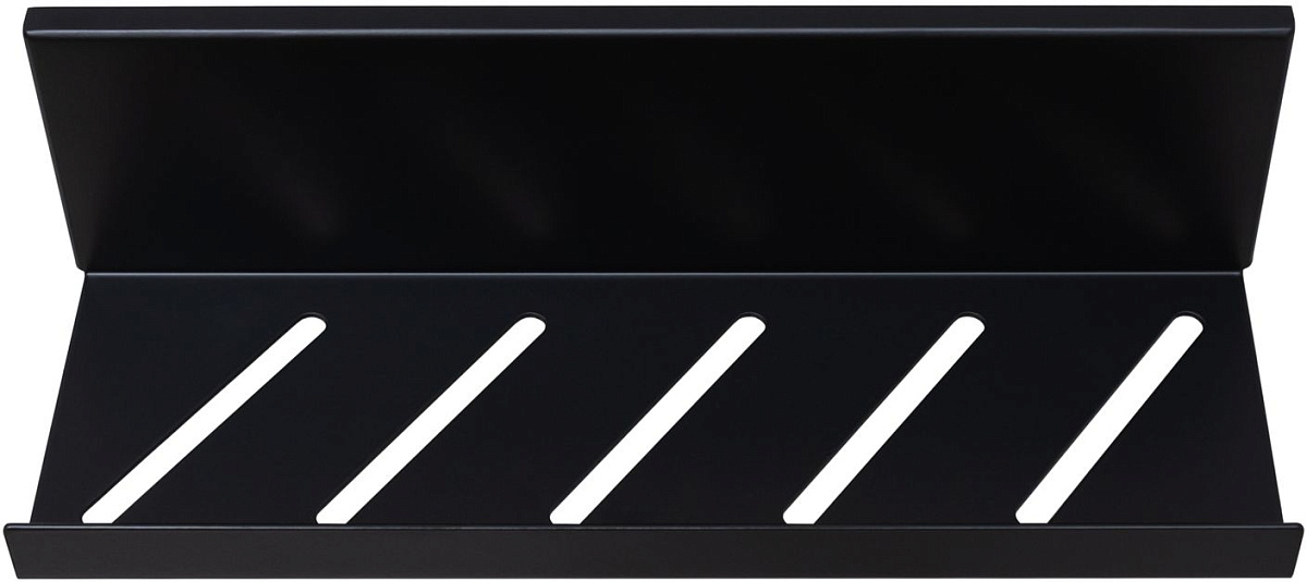 Приобрести aquanet полка магнум 30x80 см черная матовая, открытая 00302224