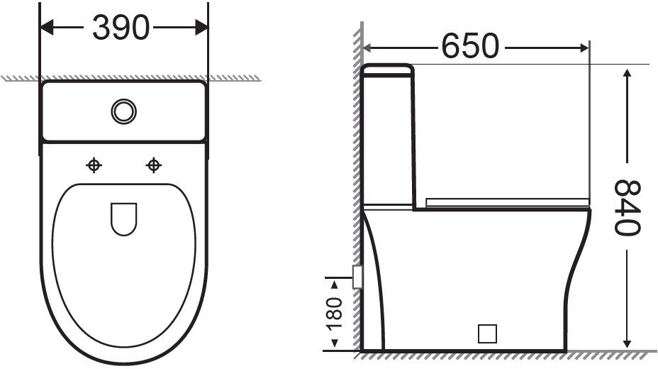 Приобрести aquanet унитаз компакт rimless roll 2-c cl-12289