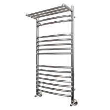 Полотенцесушитель водяной Point 500х1000 Альфа П14 с полкой, хром PN05150SP