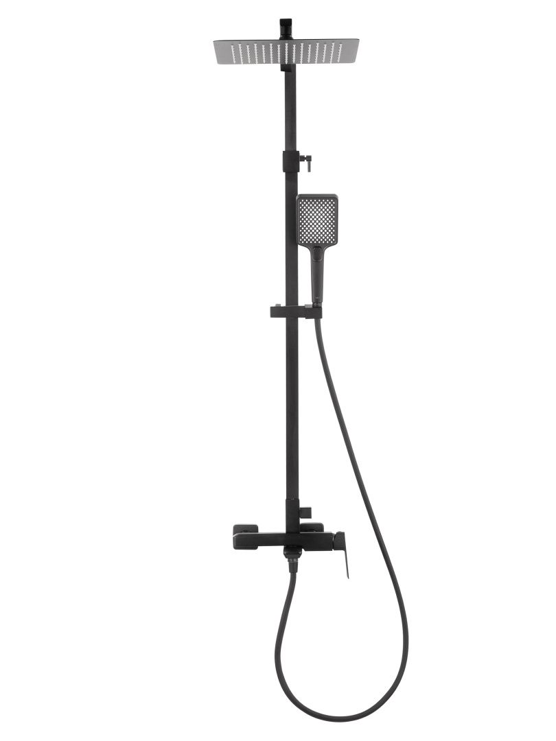 Приобрести душевая система wonzon & woghand diamond, черный матовый (ww-88739011-mb)