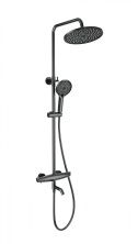 Душевая система с термостатом WONZON & WOGHAND CAPSULE, Темный графит (WW-B3031-A2-BGG)