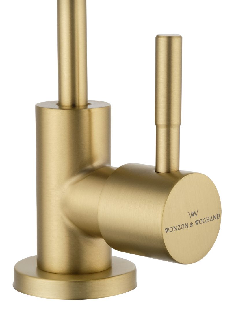 Приобрести смеситель для фильтрованной воды wonzon & woghand, брашированное золото (ww-ae4587-bg)