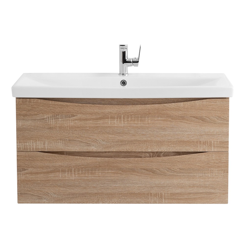 Приобрести belbagno тумба с раковиной marino-cer 80 см, подвесная rovere bianco, белая раковина