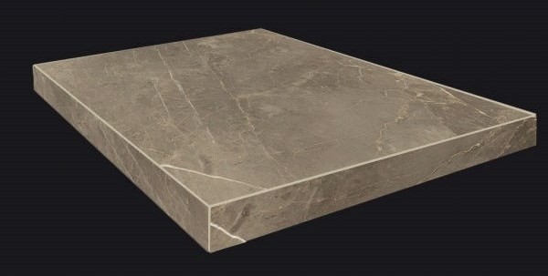 Приобрести ступень coliseumgres portofino серая 45см, угловая, правая, шлифованная